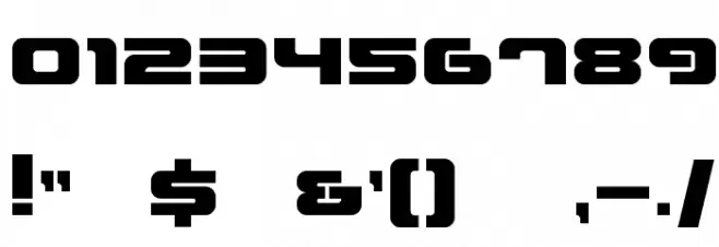 Xeron Polices AUTRES CHARS