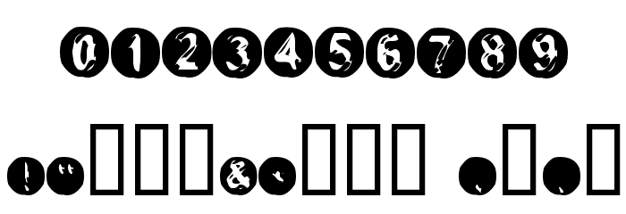 Xeroprint Filetype Font OTHER CHARS