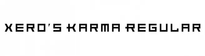 Xero's Karma Regular  لخطوط تنزيل