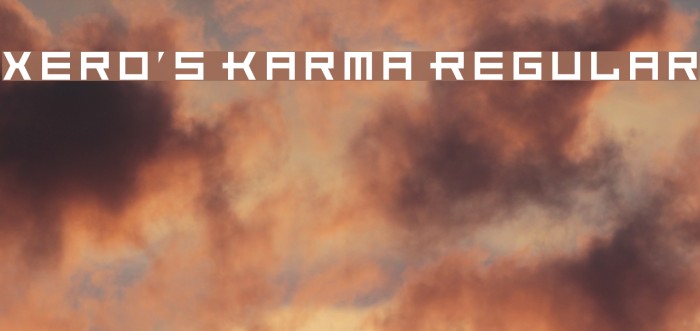 Xero's Karma Regular Font examples