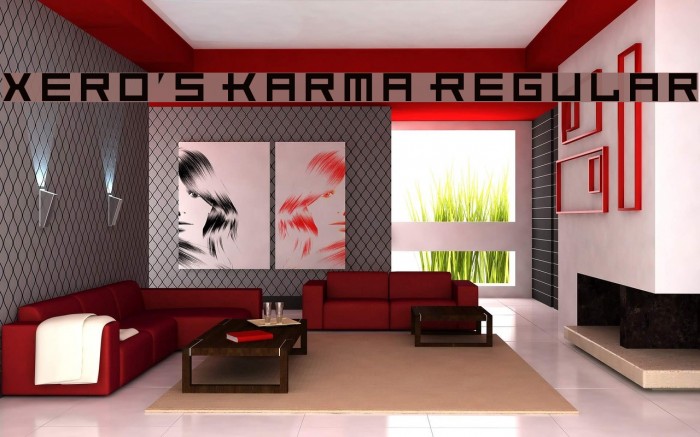 Xero's Karma Regular Font examples