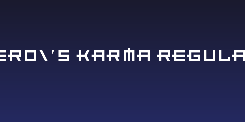 Xero's Karma Regular Social Header