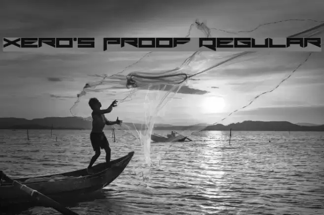 Xero's Proof Regular Font examples