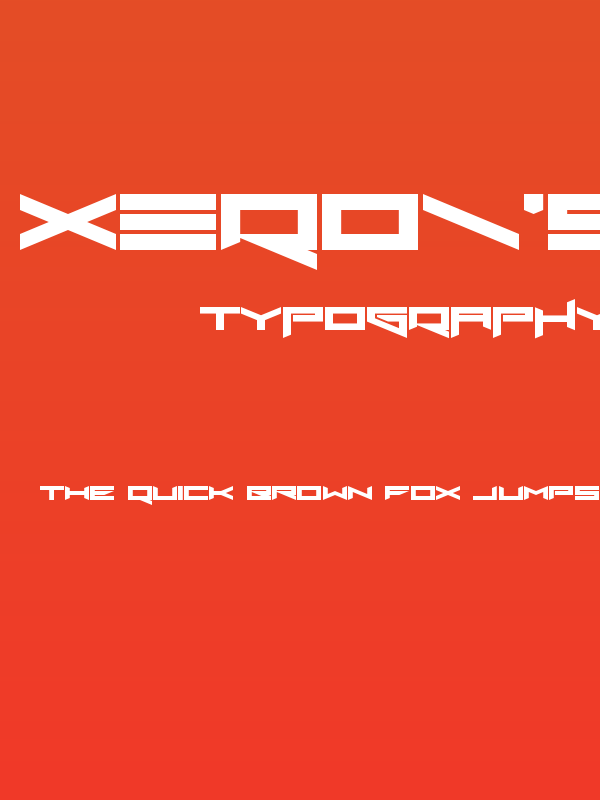 Xero's Proof Regular Poster