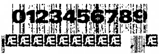 Xerox Malfunction [BRK] Font OTHER CHARS