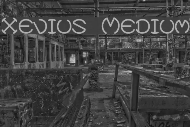 Xevius Medium خط examples