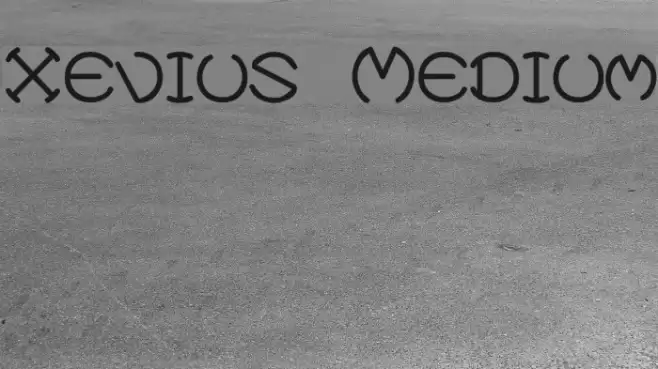 Xevius Medium خط examples