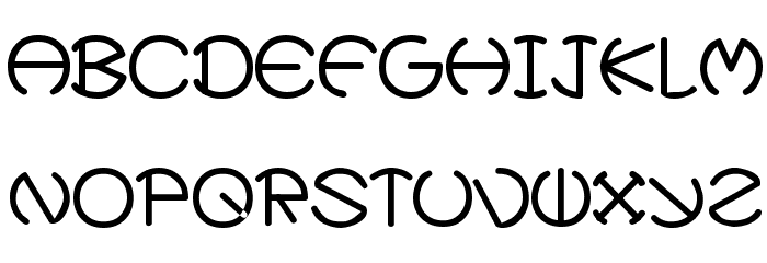 Xevius Medium Font LOWERCASE