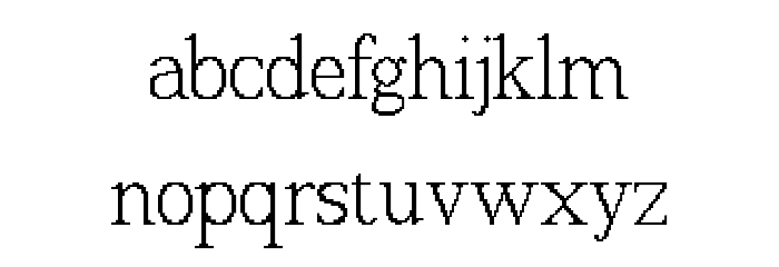 xe Dogma Regular Font LOWERCASE