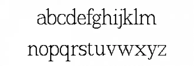 xe Dogma Regular Caratteri MINUSCOLO