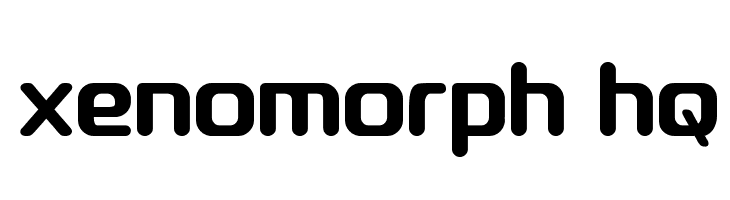 xenomorph hq Font