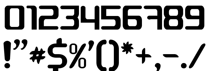 xenomorph hq Font OTHER CHARS