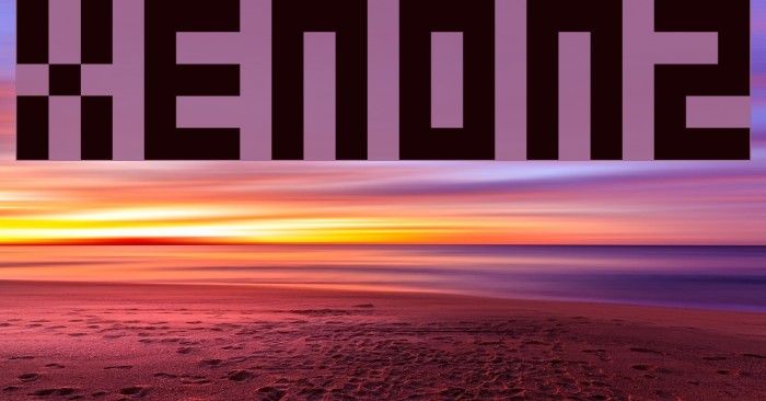 xenon2 Font examples