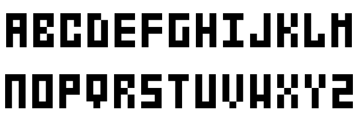 xenon2 Font LOWERCASE