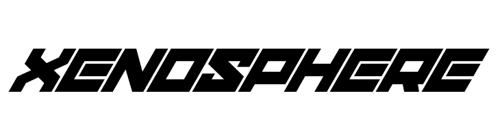 xenosphere  Free Fonts Download
