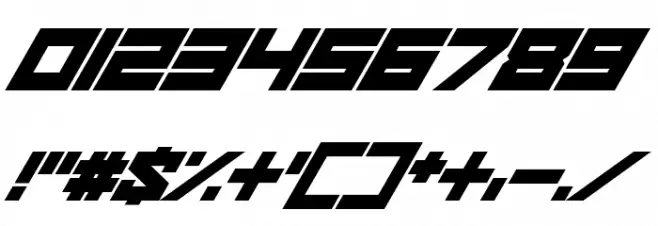 xenosphere Font OTHER CHARS