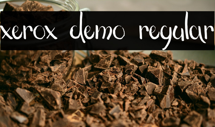 xerox demo regular Example 1