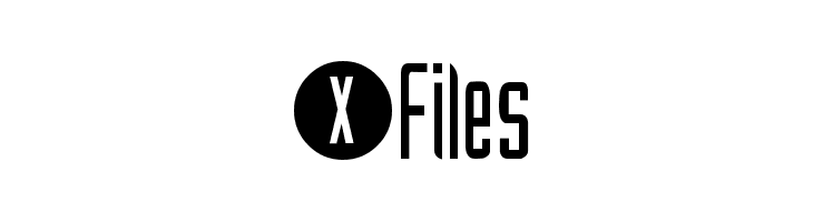 XFiles Font
