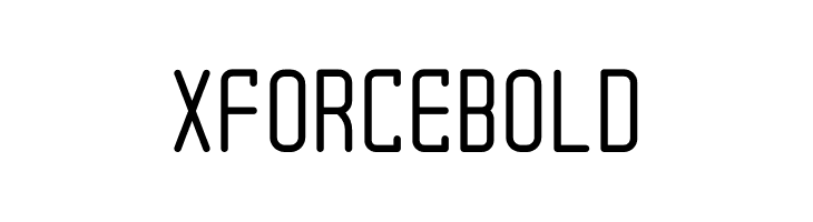 XForce Bold  Free Fonts Download