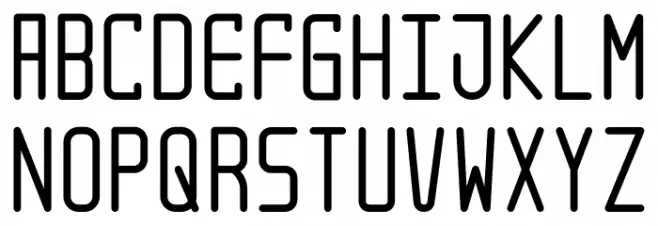 XForce Bold Schriftart Groß