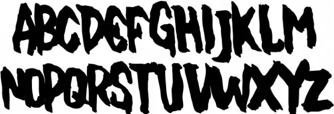 XGhostx Schriftart Groß