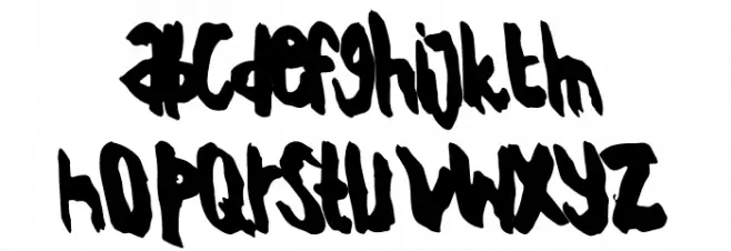 XGhostx Caratteri MINUSCOLO