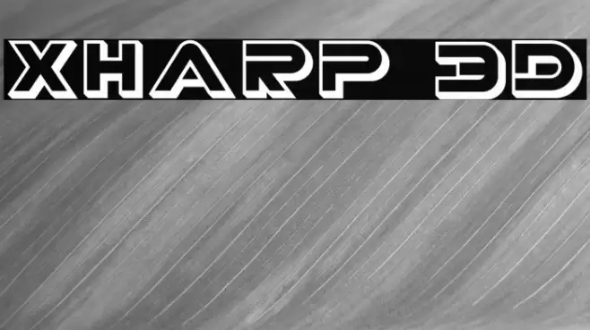 XHARP 3D Font examples