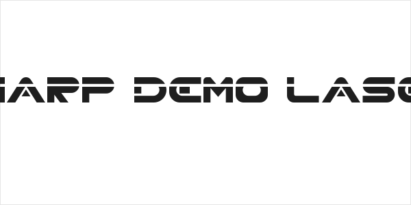 XHARP Demo LASER Logo