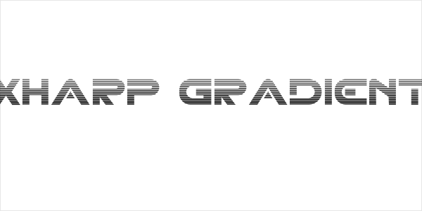 XHARP Gradient Logo