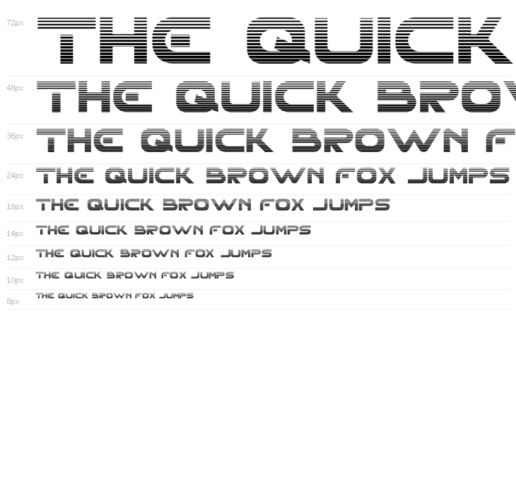 XHARP Gradient Waterfall