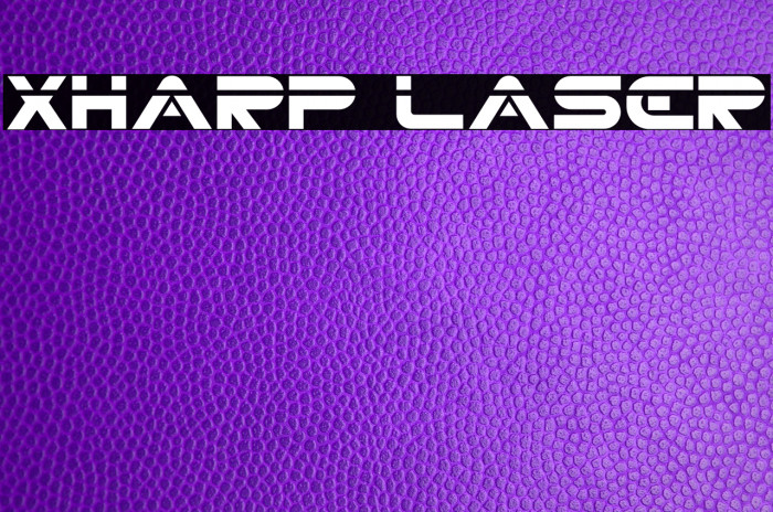 XHARP LASER Example 3