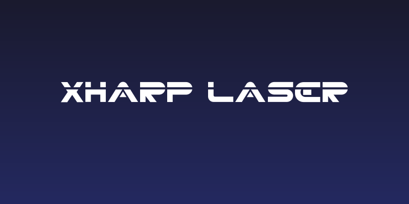XHARP LASER Social Header