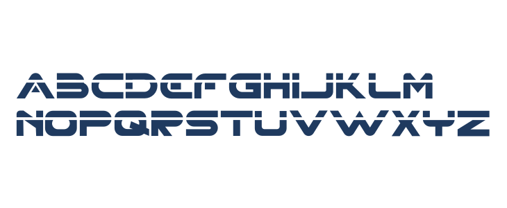 XHARP LASER Lowercase