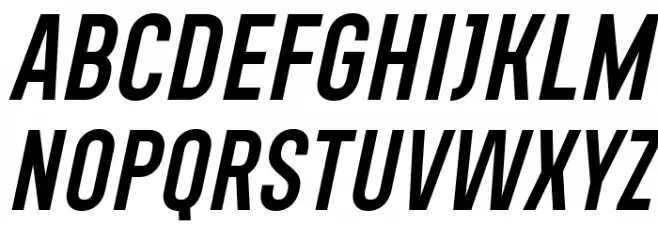 Xhers Italic Fonte MAIÚSCULAS