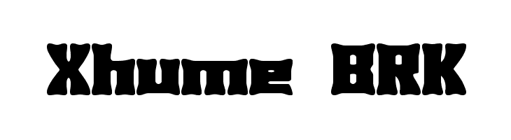 Xhume BRK  Free Fonts Download