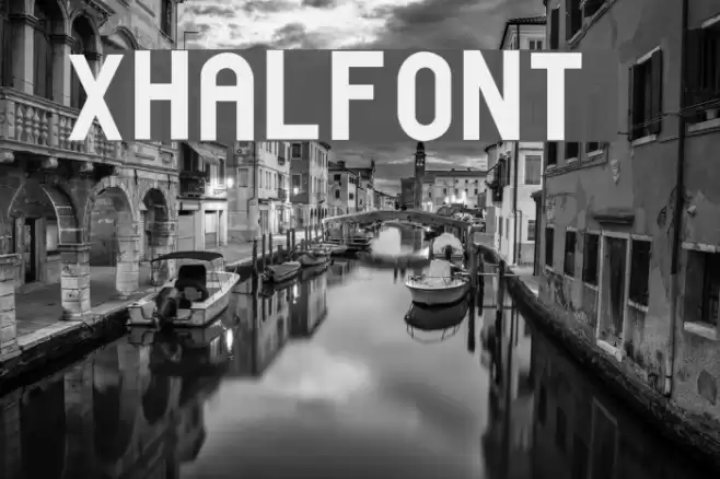 xhalfont Font examples