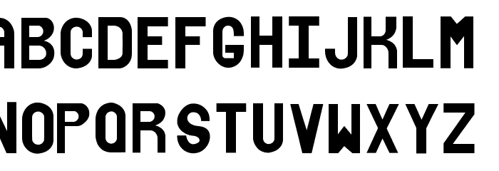 xhalfont Font LOWERCASE