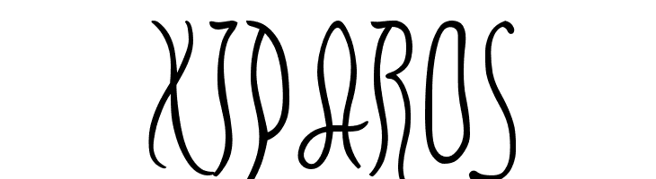 XIPAROS  font caratteri gratis