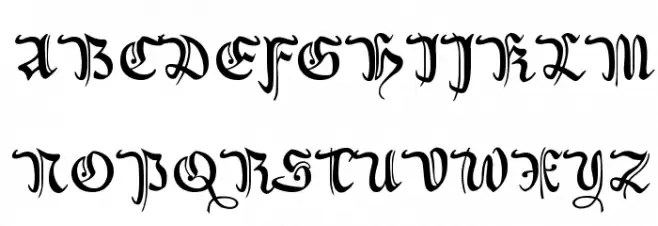XiBeronne خط أحرف كبيرة