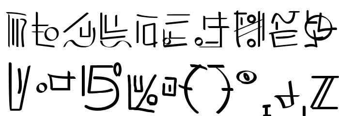 XiDus Lang ombwha Font OTHER CHARS