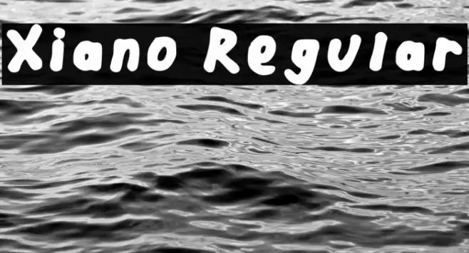 Xiano Regular Font examples