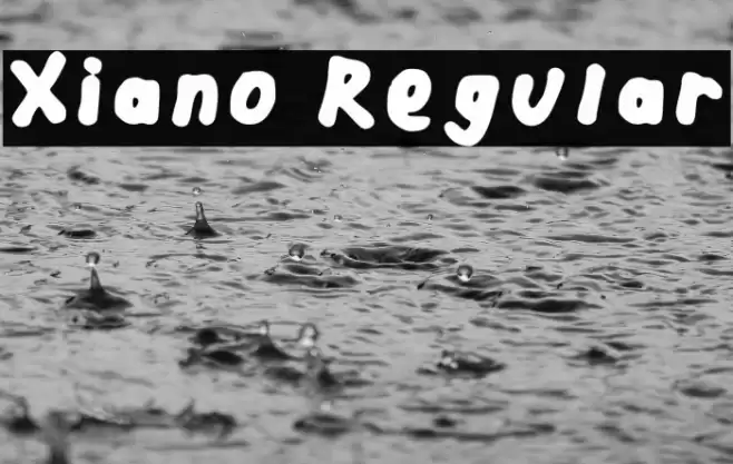 Xiano Regular Font examples