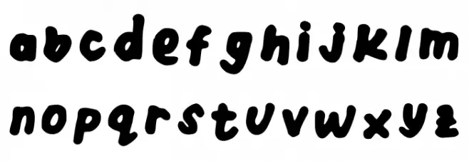 Xiano Regular Font Litere mici