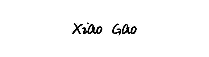 Xiao Gao Font