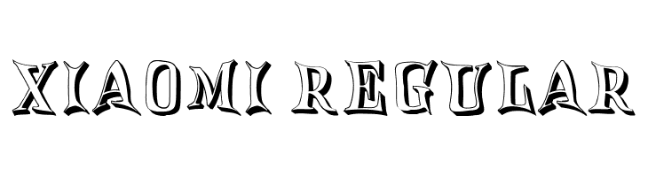Xiaomi Regular  Frei Schriftart Herunterladen