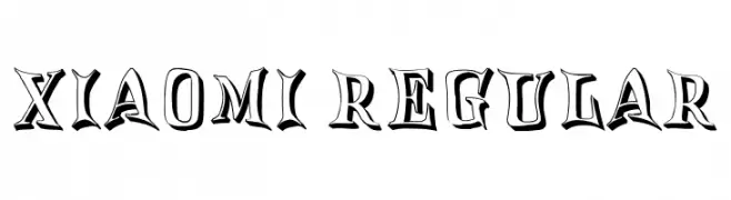 Xiaomi Regular  Frei Schriftart Herunterladen
