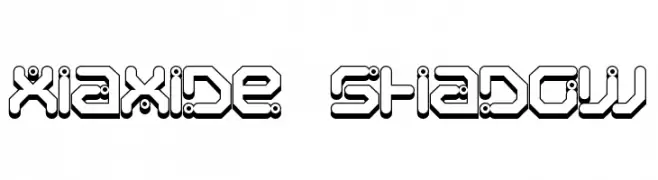 Xiaxide Shadow  font caratteri gratis