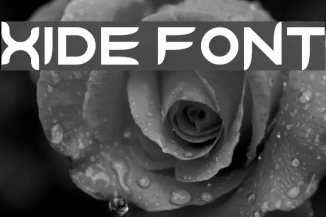 Xide Font examples