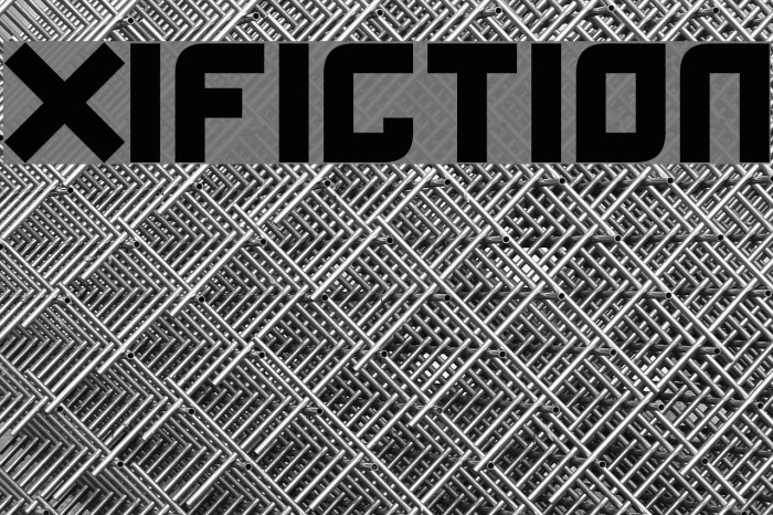 Xifiction Font examples