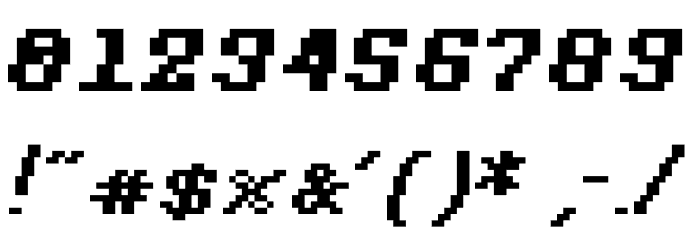 Xilla Bold Italic Font OTHER CHARS